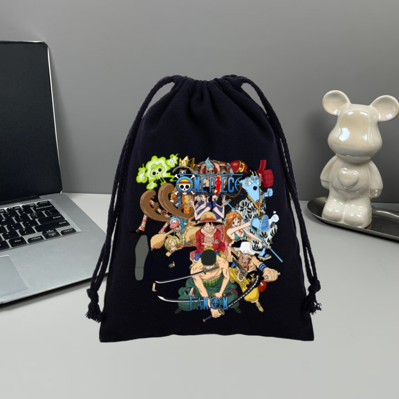 Drawstring Gym Bag - Anime One Piece Rucksack mit Kordelzug,