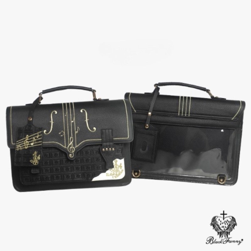 Retro Harajuku Gestickte Musik – Leather Backpack Vintage Bewertung und Preis