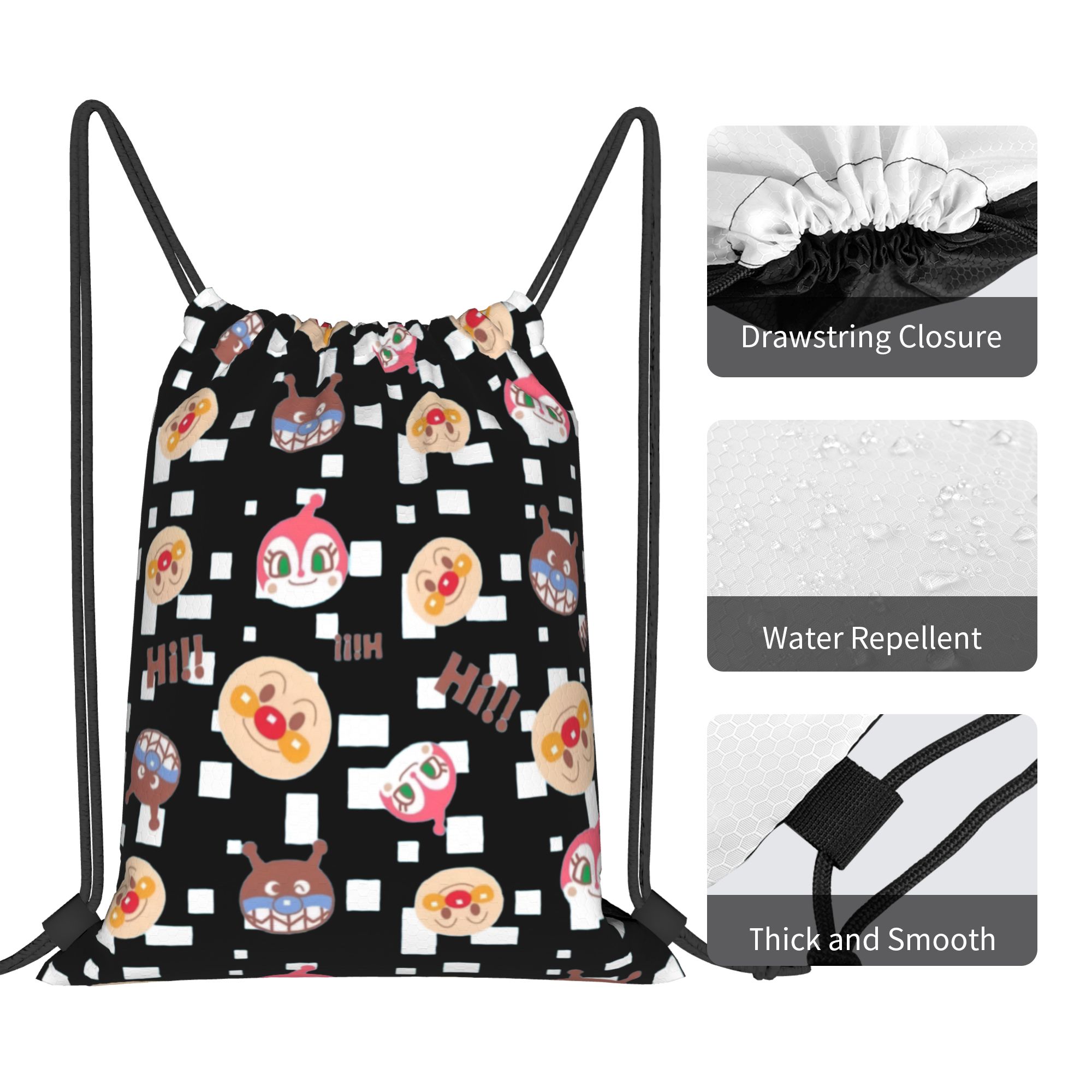 Benutzerdefinierte Anpanmans-R – Drawstring Gym Bag Bewertung und Preis