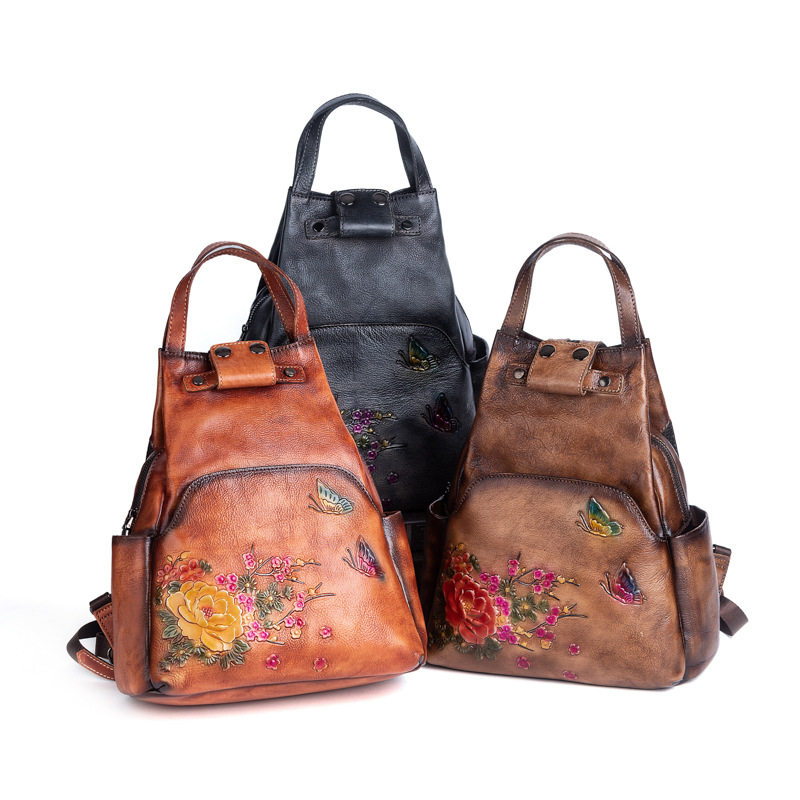 Johnature Echtleder-Schulterta – Leather Backpack Vintage Bewertung und Preis
