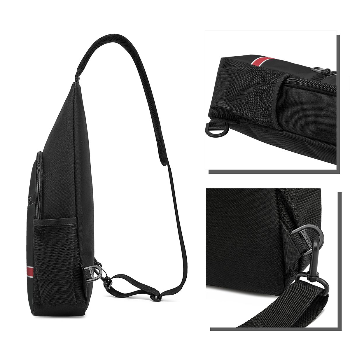 N7 Logo Brusttasche Herren Sli – Sling Backpack Shoulder Bewertung und Preis