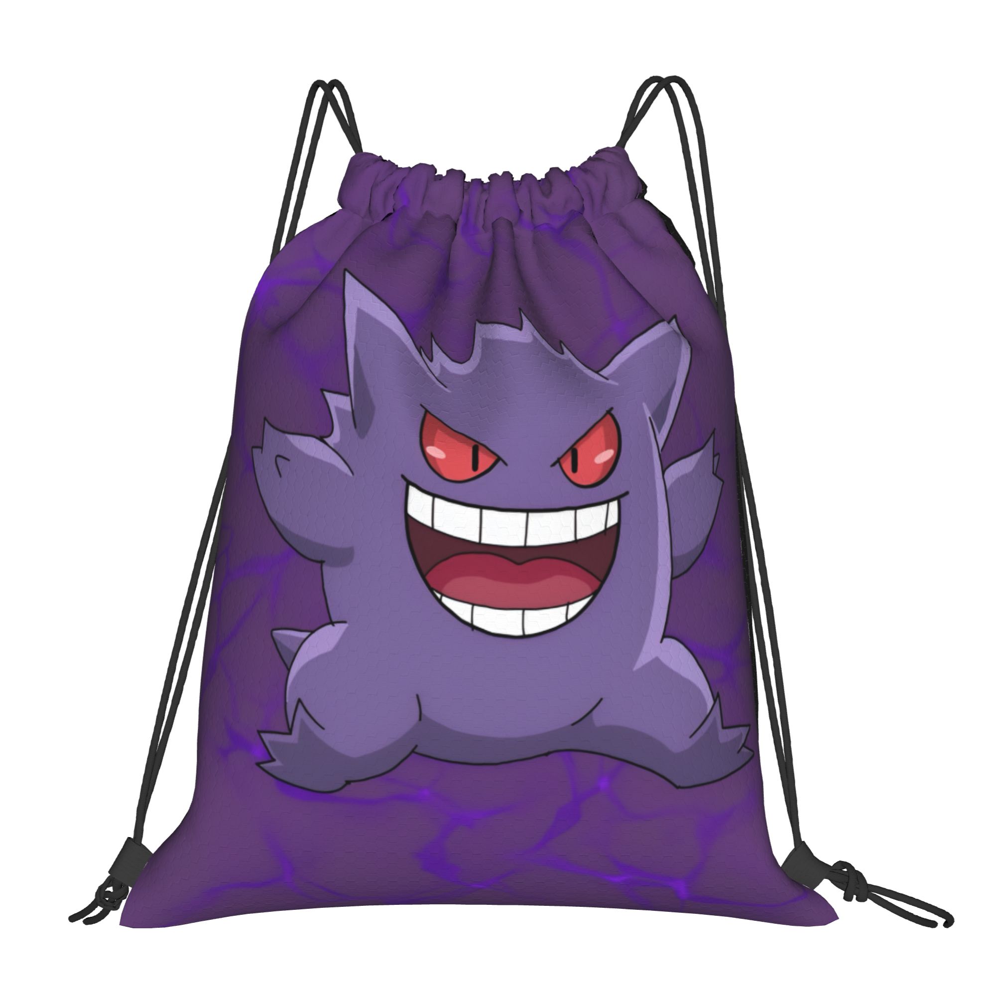 Maßgefertigter Pokemon Gengar  – Drawstring Gym Bag Bewertung und Preis